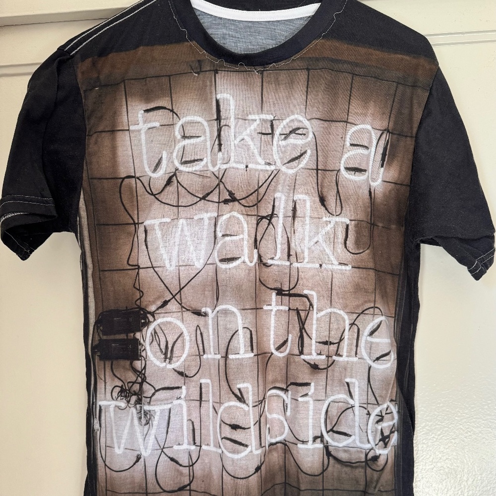 All Over Graphic Tee - Street art neon retro typography